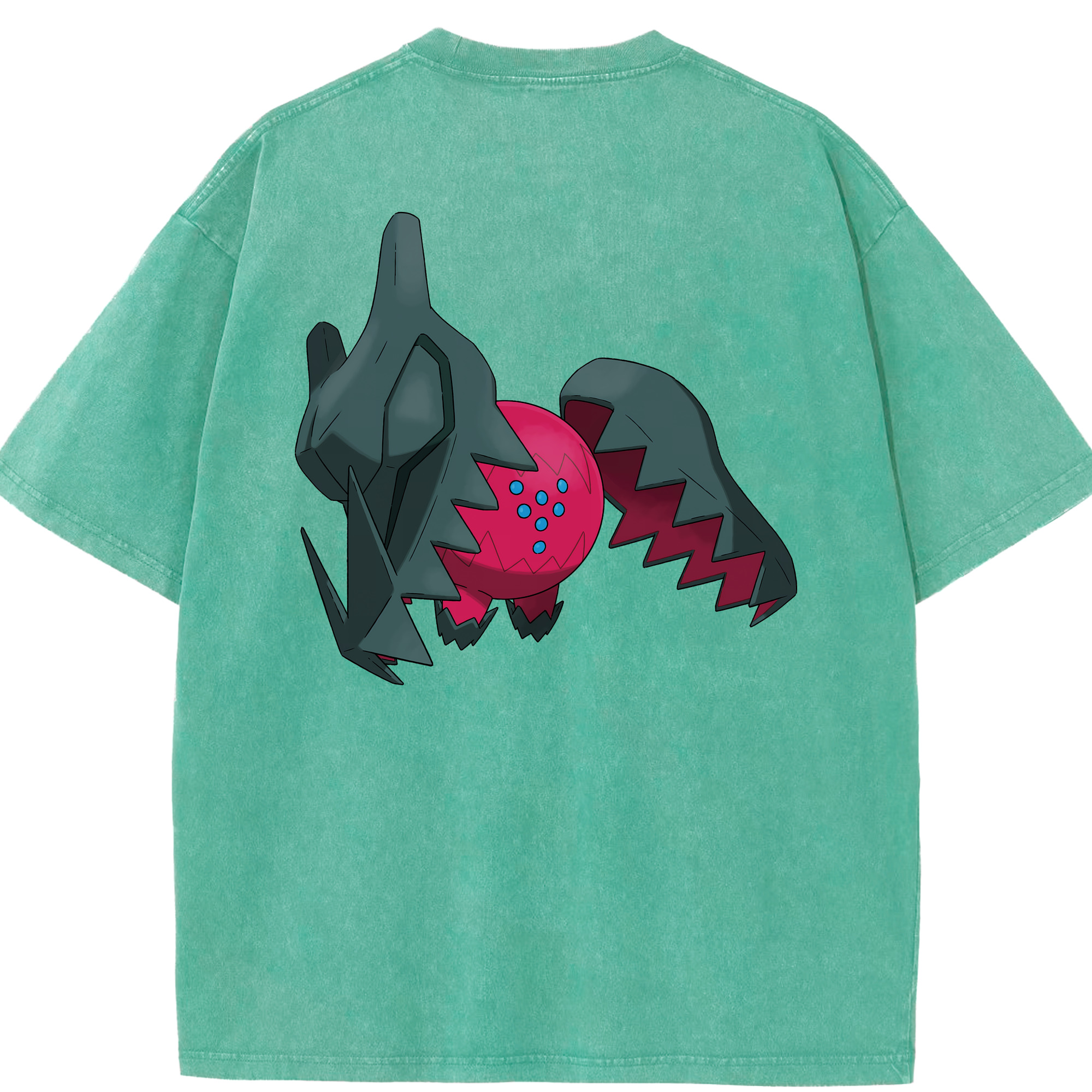 （画像用） ポケットモンスター Pokémon 綿100% ヴィンテージ風 半袖Tシャツ（背面プリント）